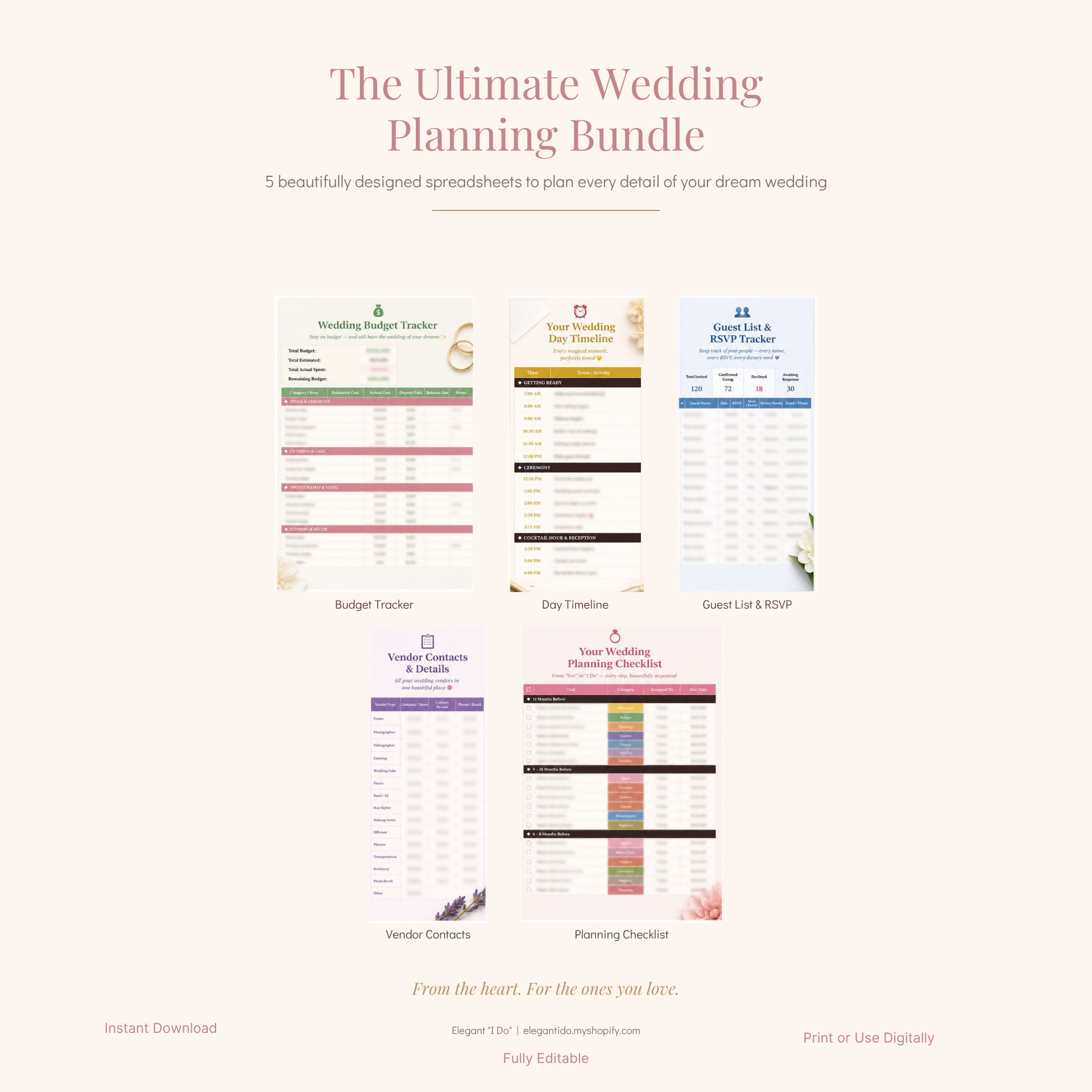 Elegant I Do: your personal wedding planner